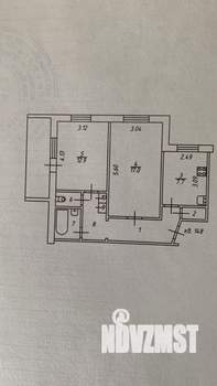 2-к квартира, вторичка, 53м2, 3/7 этаж