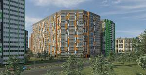 1-к квартира, строящийся дом, 38м2, 7/17 этаж