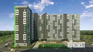 1-к квартира, строящийся дом, 44м2, 8/17 этаж