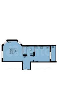 1-к квартира, вторичка, 43м2, 10/12 этаж