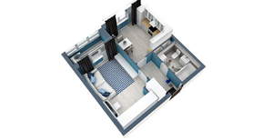 1-к квартира, строящийся дом, 40м2, 4/17 этаж