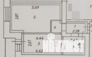 1-к квартира, вторичка, 42м2, 5/9 этаж