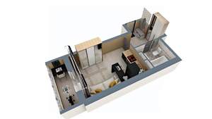 Студия квартира, вторичка, 27м2, 16/17 этаж