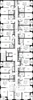 2-к квартира, вторичка, 51м2, 8/17 этаж