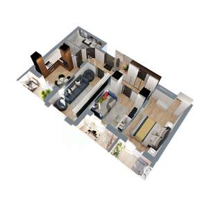 3-к квартира, строящийся дом, 71м2, 8/17 этаж