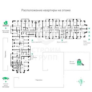 2-к квартира, вторичка, 71м2, 11/17 этаж