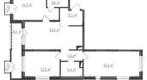 3-к квартира, вторичка, 93м2, 4/9 этаж