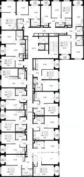 2-к квартира, вторичка, 54м2, 2/17 этаж