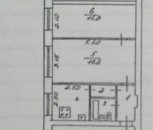 2-к квартира, вторичка, 42м2, 2/3 этаж