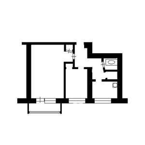 2-к квартира, вторичка, 43м2, 4/5 этаж