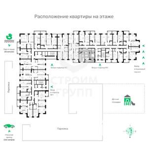 2-к квартира, вторичка, 72м2, 2/17 этаж