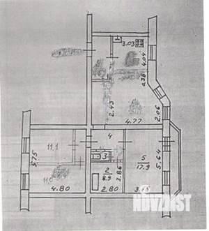 3-к квартира, вторичка, 103м2, 4/10 этаж
