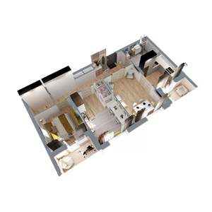 3-к квартира, строящийся дом, 74м2, 1/17 этаж