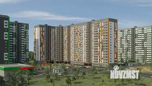 1-к квартира, строящийся дом, 38м2, 2/17 этаж
