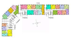 1-к квартира, строящийся дом, 40м2, 1/17 этаж