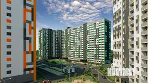 2-к квартира, строящийся дом, 54м2, 2/17 этаж