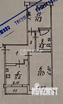 2-к квартира, вторичка, 56м2, 5/5 этаж