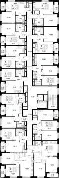 2-к квартира, вторичка, 51м2, 15/17 этаж