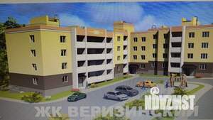 2-к квартира, сданный дом, 53м2, 4/4 этаж