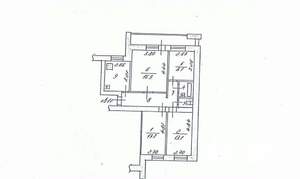4-к квартира, вторичка, 78м2, 6/10 этаж
