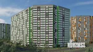 2-к квартира, строящийся дом, 58м2, 16/17 этаж