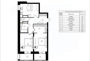 2-к квартира, вторичка, 74м2, 1/10 этаж