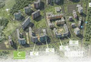 1-к квартира, вторичка, 44м2, 15/17 этаж