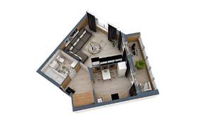 1-к квартира, сданный дом, 39м2, 1/17 этаж