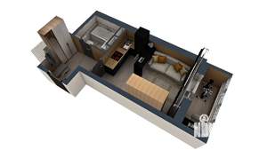 Студия квартира, строящийся дом, 27м2, 6/17 этаж