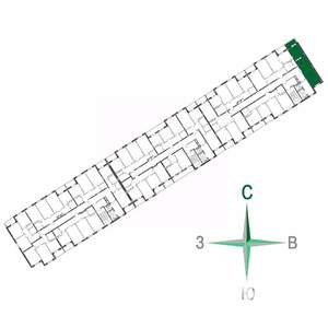 1-к квартира, строящийся дом, 38м2, 5/17 этаж