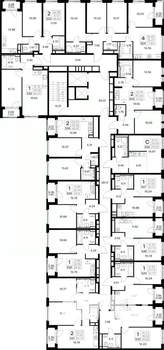 2-к квартира, вторичка, 53м2, 8/17 этаж