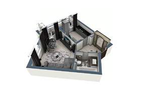 1-к квартира, строящийся дом, 40м2, 6/17 этаж