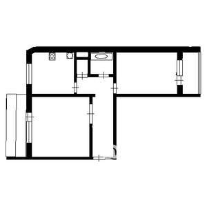 2-к квартира, вторичка, 51м2, 3/9 этаж