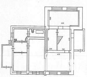 3-к квартира, вторичка, 109м2, 2/2 этаж