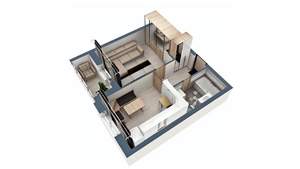 1-к квартира, вторичка, 41м2, 4/17 этаж