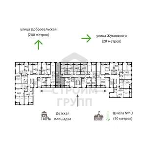 2-к квартира, вторичка, 68м2, 6/8 этаж