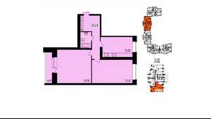 2-к квартира, вторичка, 81м2, 1/12 этаж