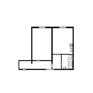 1-к квартира, вторичка, 35м2, 4/9 этаж