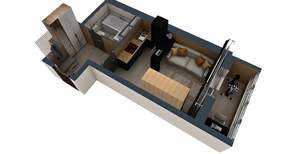 Студия квартира, вторичка, 27м2, 10/17 этаж