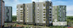 3-к квартира, строящийся дом, 71м2, 2/17 этаж