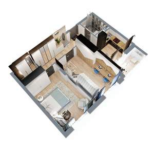 2-к квартира, строящийся дом, 59м2, 5/17 этаж