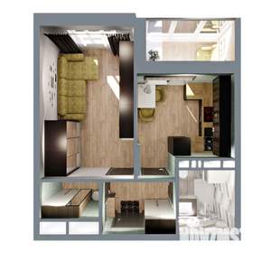 1-к квартира, вторичка, 36м2, 1/17 этаж