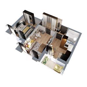 2-к квартира, строящийся дом, 52м2, 2/17 этаж