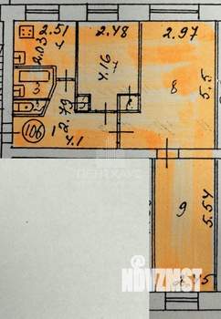 3-к квартира, вторичка, 56м2, 1/5 этаж