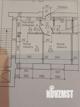 2-к квартира, вторичка, 33м2, 3/9 этаж