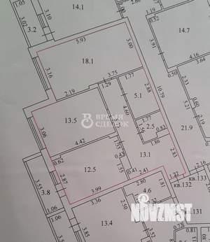 2-к квартира, вторичка, 65м2, 10/15 этаж