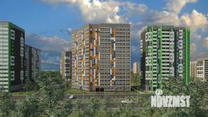 1-к квартира, строящийся дом, 40м2, 3/17 этаж