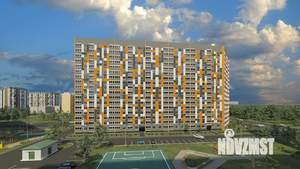 1-к квартира, строящийся дом, 38м2, 14/17 этаж