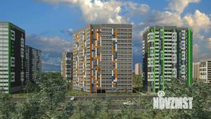 1-к квартира, строящийся дом, 40м2, 17/17 этаж