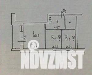 2-к квартира, вторичка, 63м2, 3/5 этаж